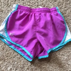 Girls Justice Purple Running Shorts Size 6
